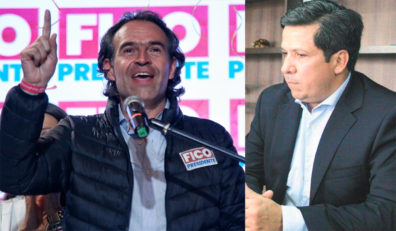 Federico Gutiérrez y su fórmula vicepresidencial Rodrigo Lara Sánchez
