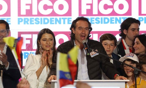 Federico Gutiérrez, candidato presidencial, dio su discurso tras ganar