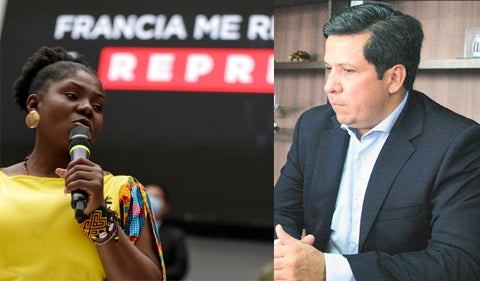 Francia Márquez y Rodrigo Lara Sánchez