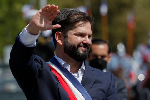 Gabriel Boric, presidente de Chile