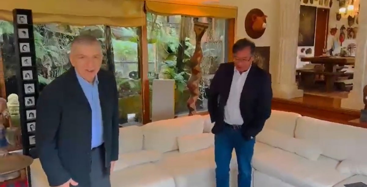 César Gaviria y Gustavo Petro