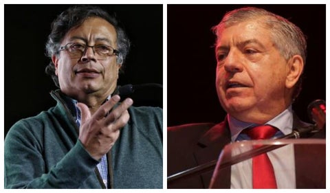 Gustavo Petro y Cesar Gaviria