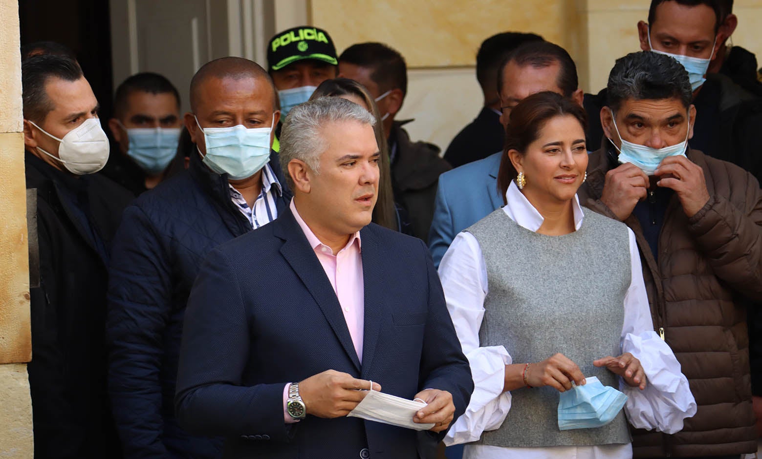 Iván Duque y María Juliana Ruiz