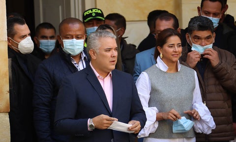 Iván Duque y María Juliana Ruiz