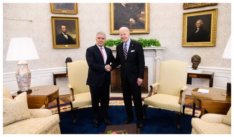 Iván Duque y Joe Biden