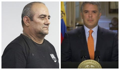Iván Duque y Otoniel