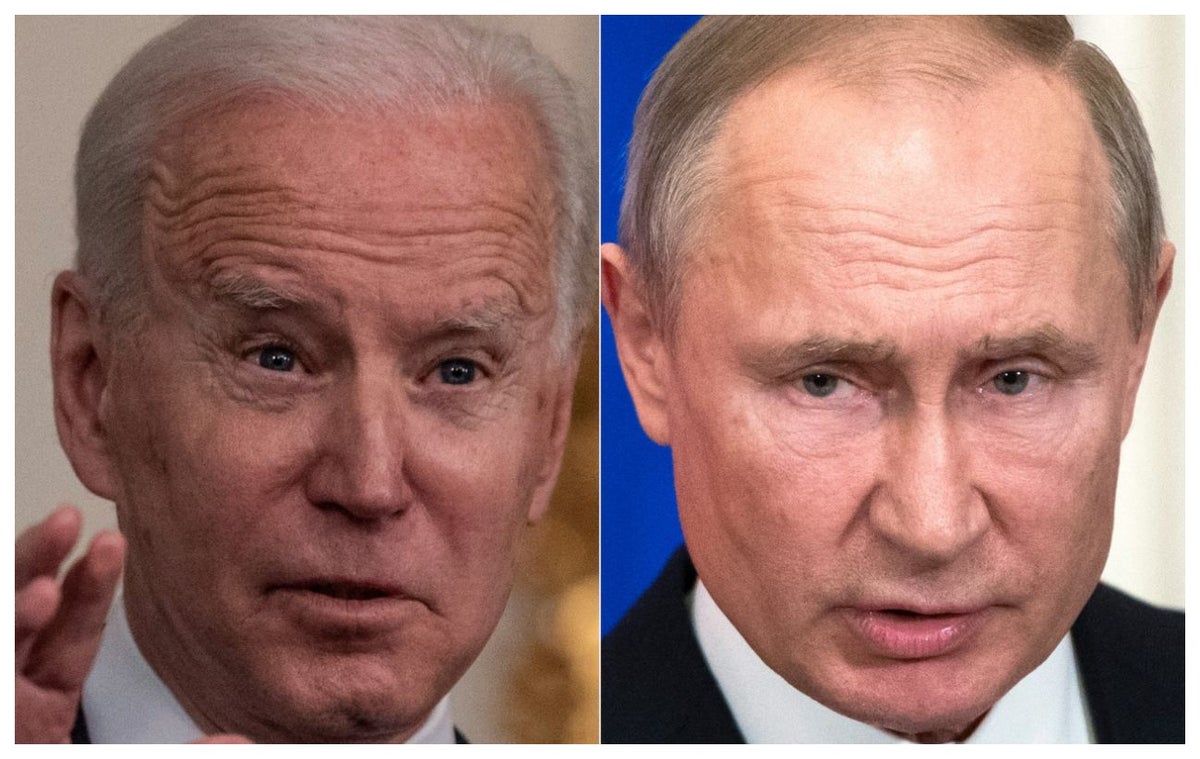 Joe Biden y Vladimir Putin