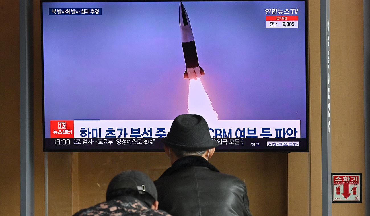 Lanzamiento de misil de Corea del Norte