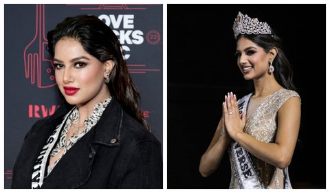 Harnaaz Sandhu, Miss Universo 2021 subió de peso y la critican