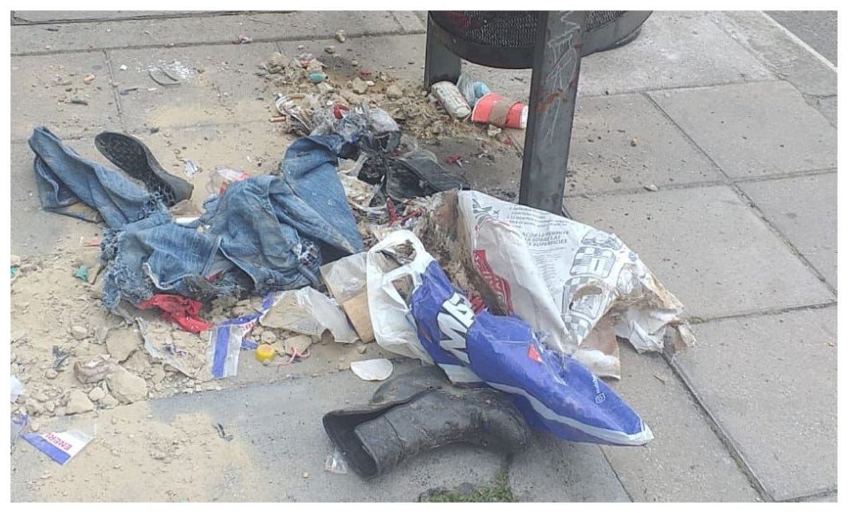 Paquete no explosivo en Bogotá