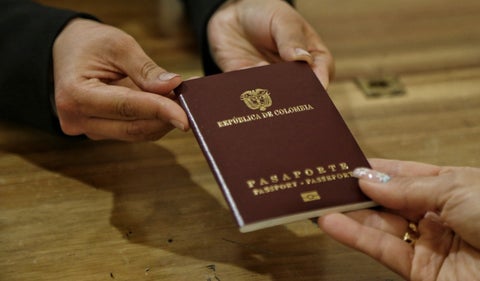 Pasaporte colombiano