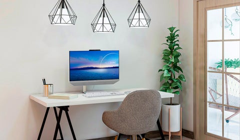Computador 'todo en uno', con diseño minimalista