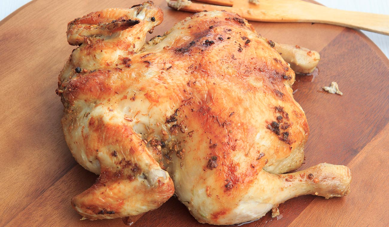 Pollo cocinado