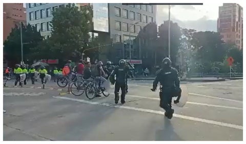 Protestas en Bogotá