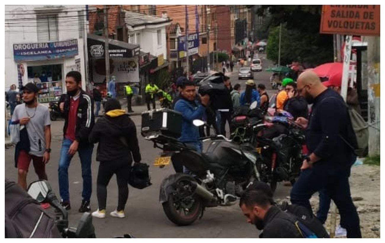 Protestas en el jamming