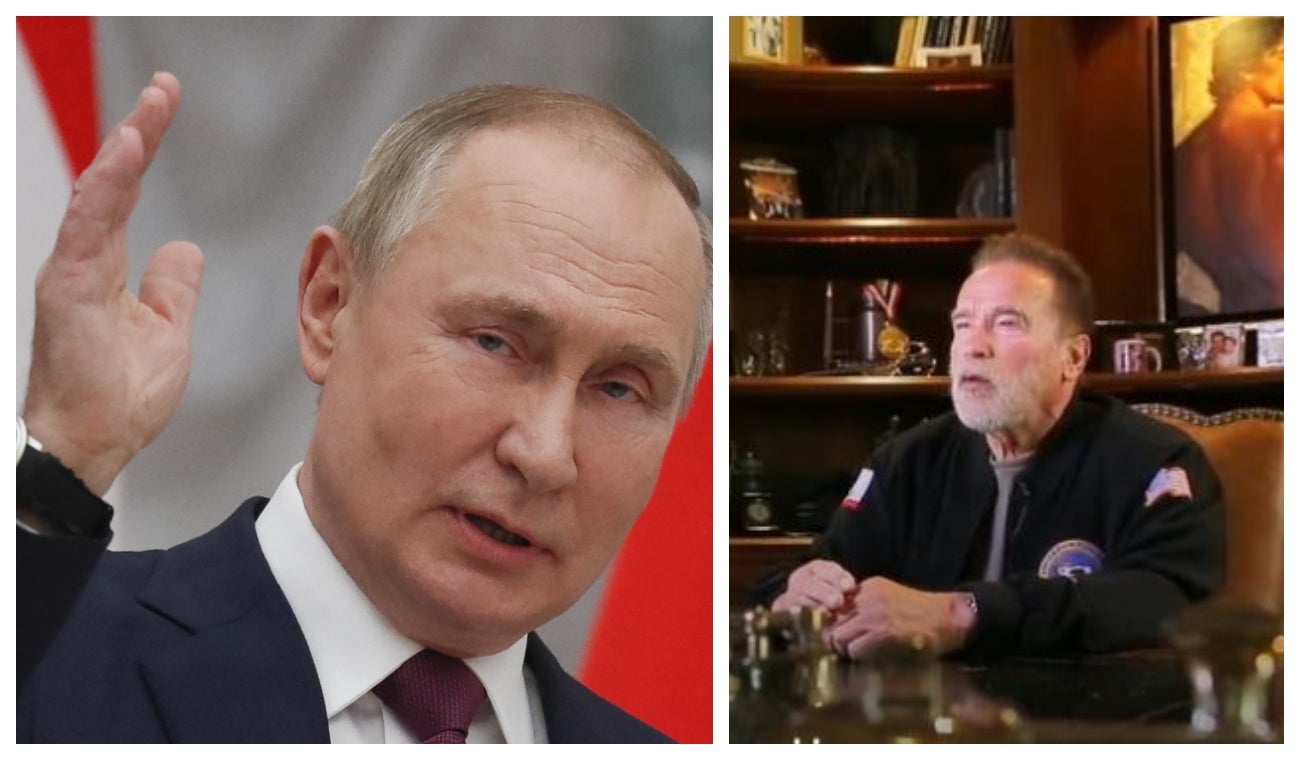 Arnold Schwarzenegger arremete contra Vladimir Putin