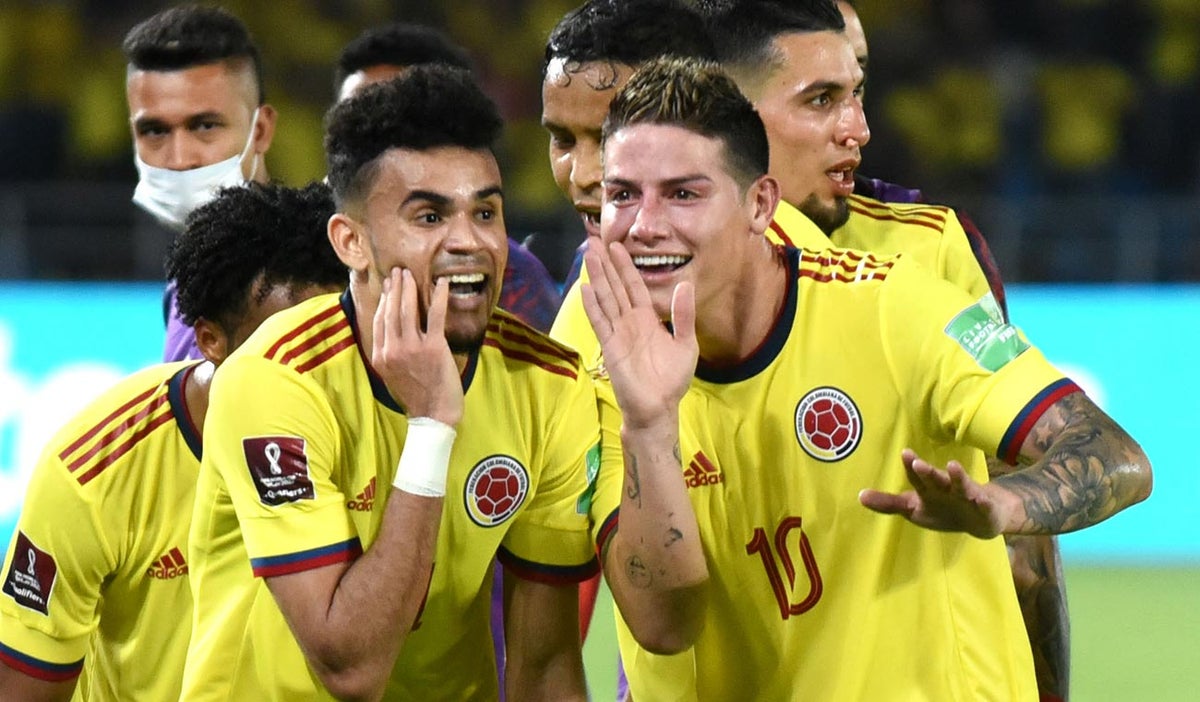 Selección Colombia en eliminatorias a Qatar 2022