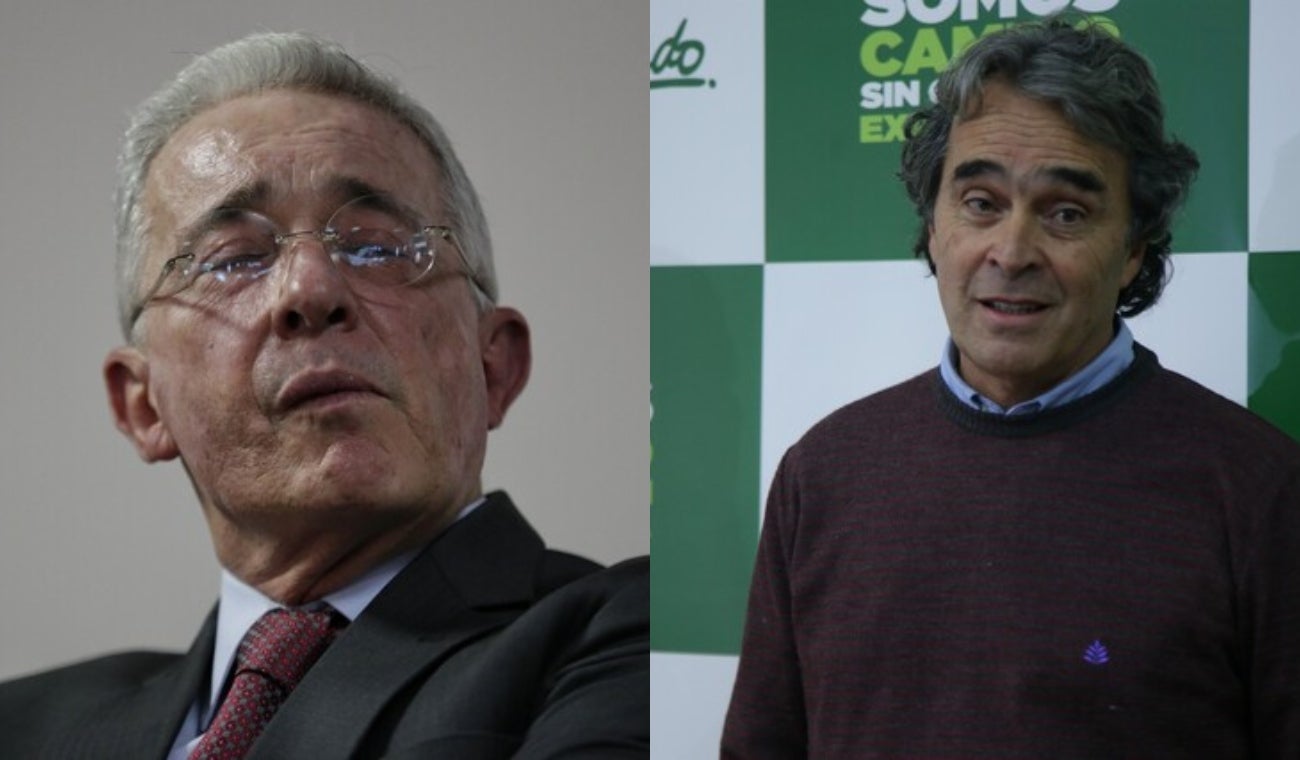 Álvaro Uribe y Sergio Fajardo