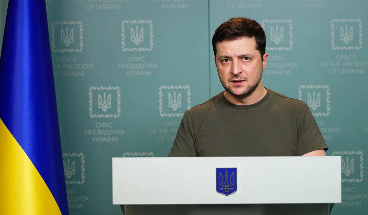 Volodímir Zelenski, presidente de Ucrania