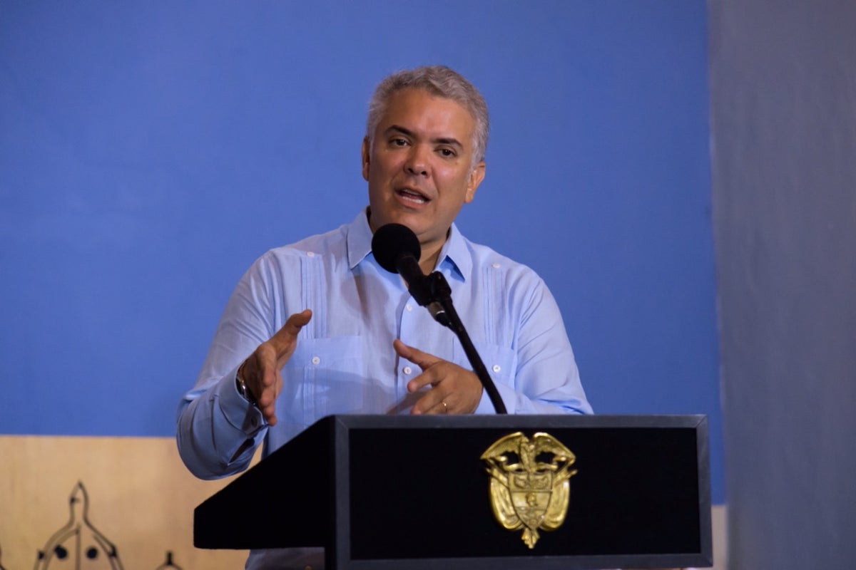 El presidente Iván Duque