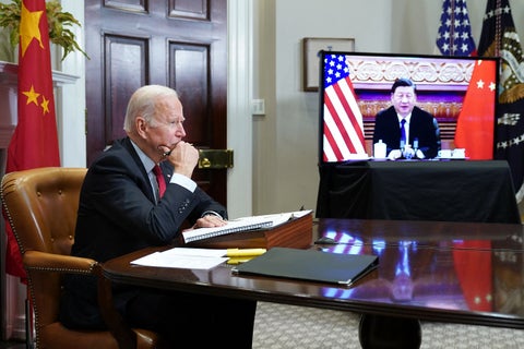 Joe Biden y Xi Jinping