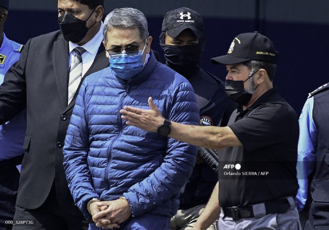 Extradición del expresidente de Honduras Juan Orlando Hernández.