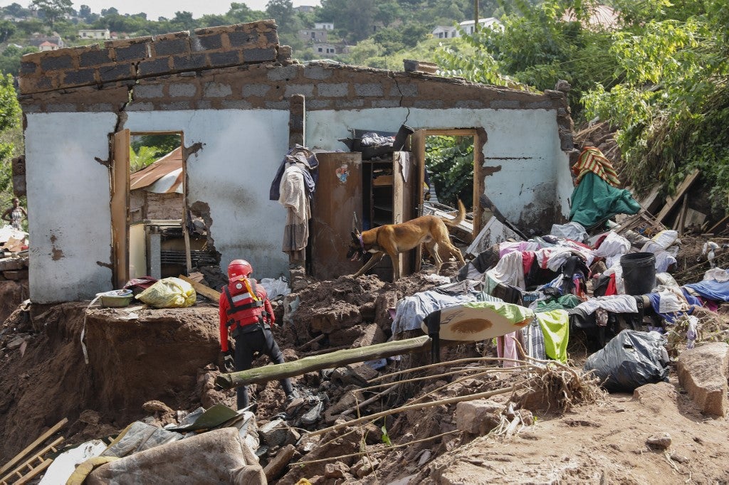 inundaciones en Sudáfrica