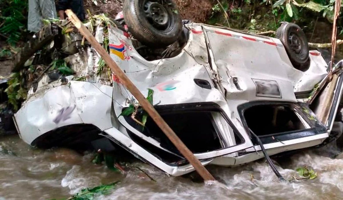 Accidente en vía Antioquia - Chocó