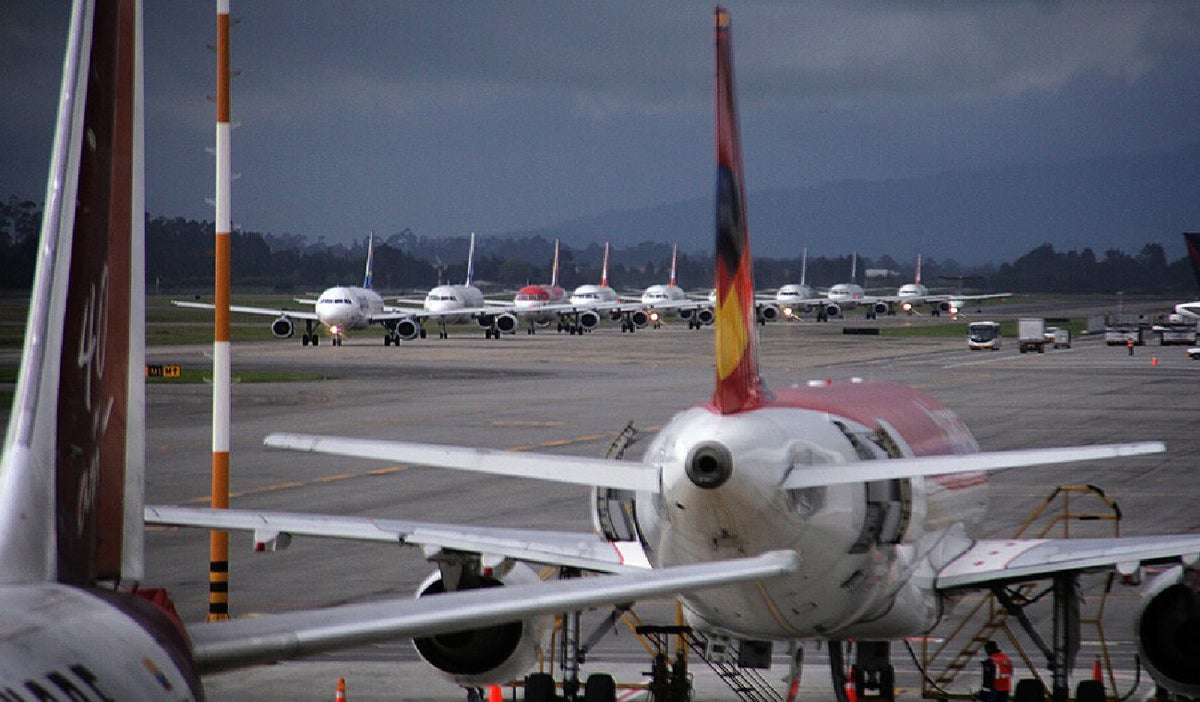 aterrizaje en Aeropuerto El Dorado