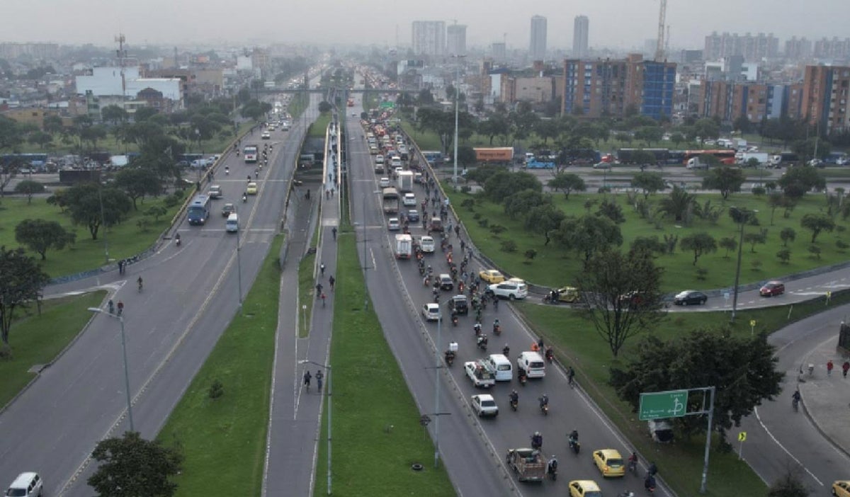 Contraflujo en Avenida las Américas