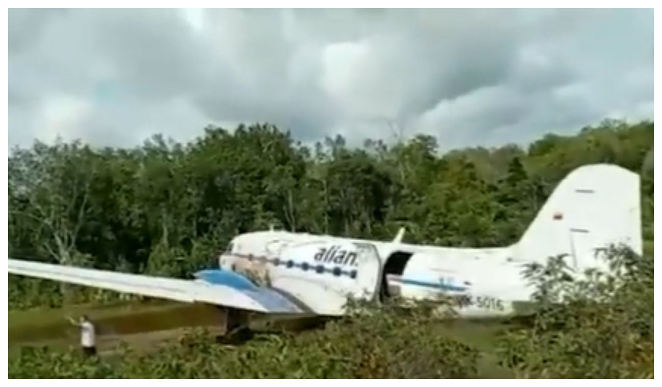 Avión que aterrizó en Guainía