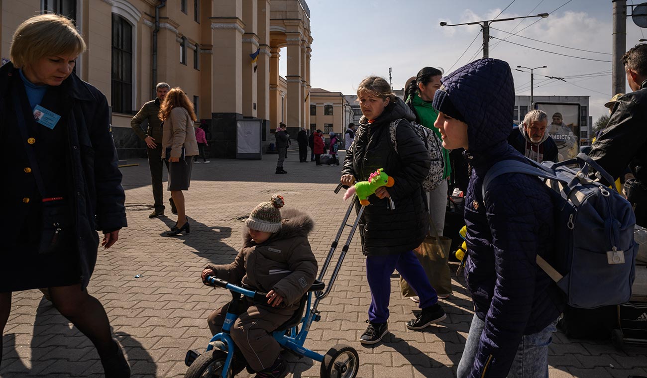 Evacuación de civiles en Azovstal, Rusia