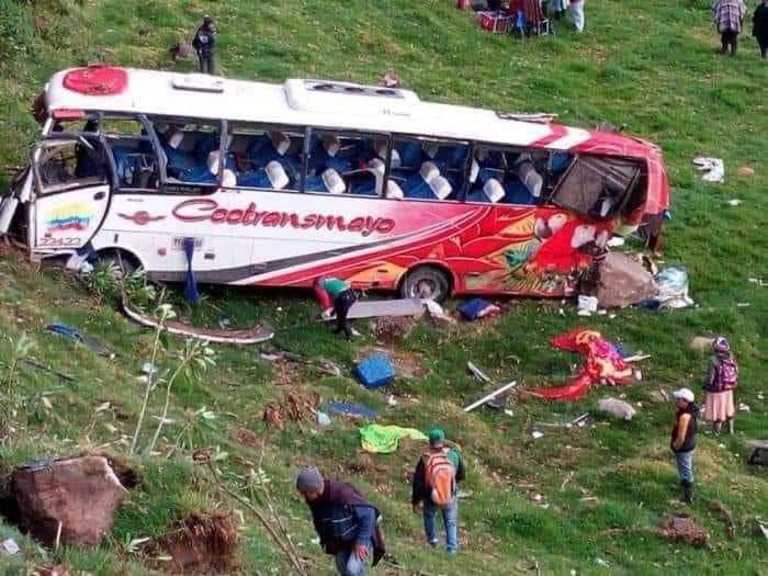 Accidente de bus en Mocoa