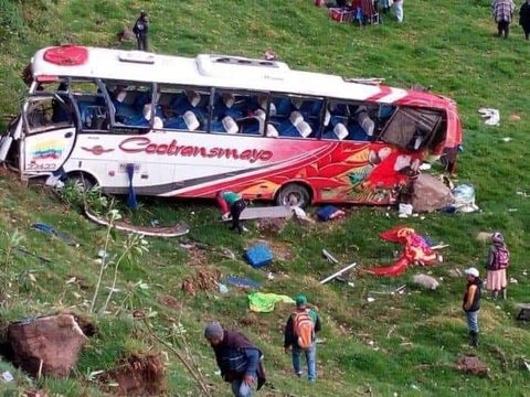 Accidente de bus en Mocoa