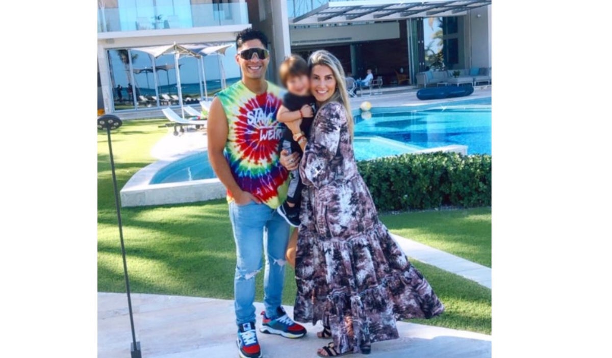 Chyno y Natasha Araos, su exesposa