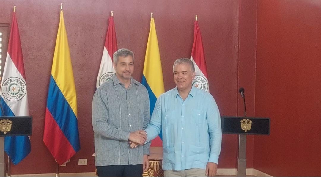 Presidentes de Paraguay y Colombia