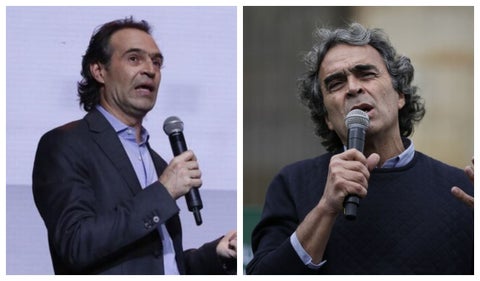 Federico Gutiérrez y Sergio Fajardo