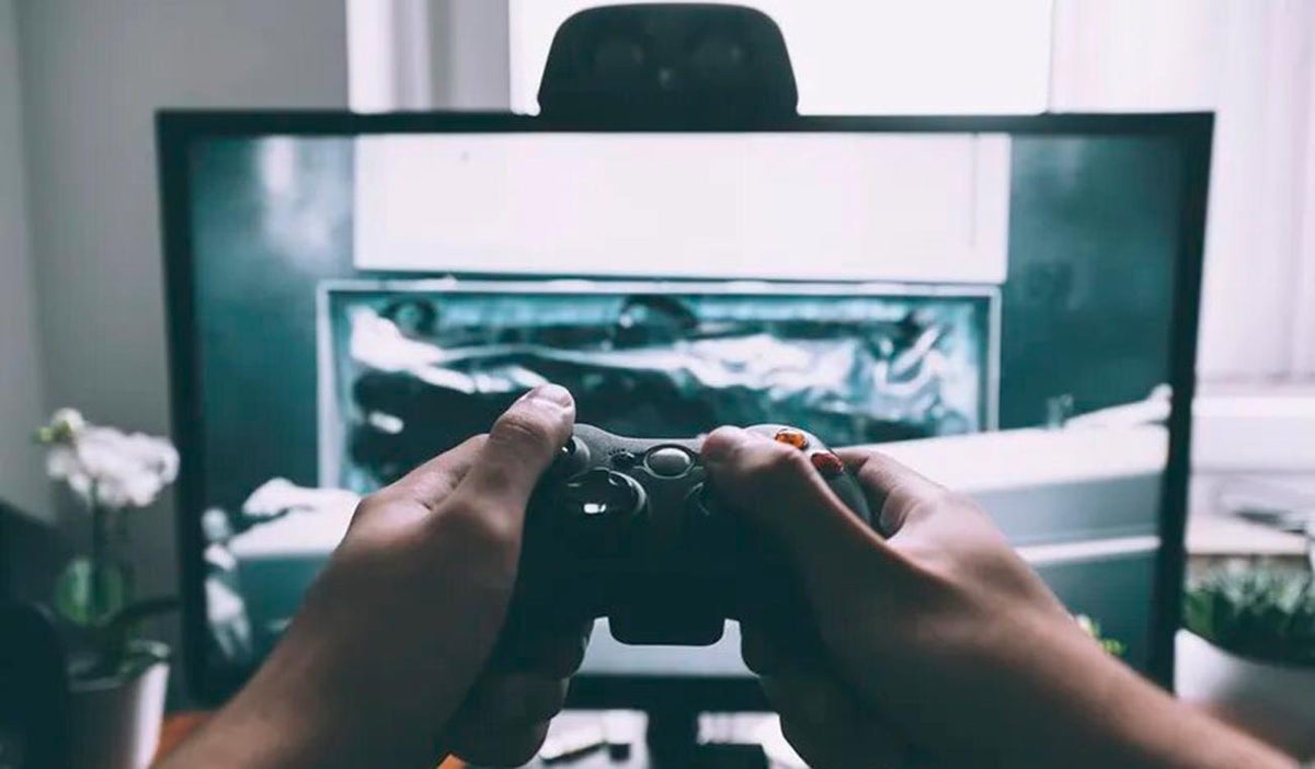 Gamer jugando