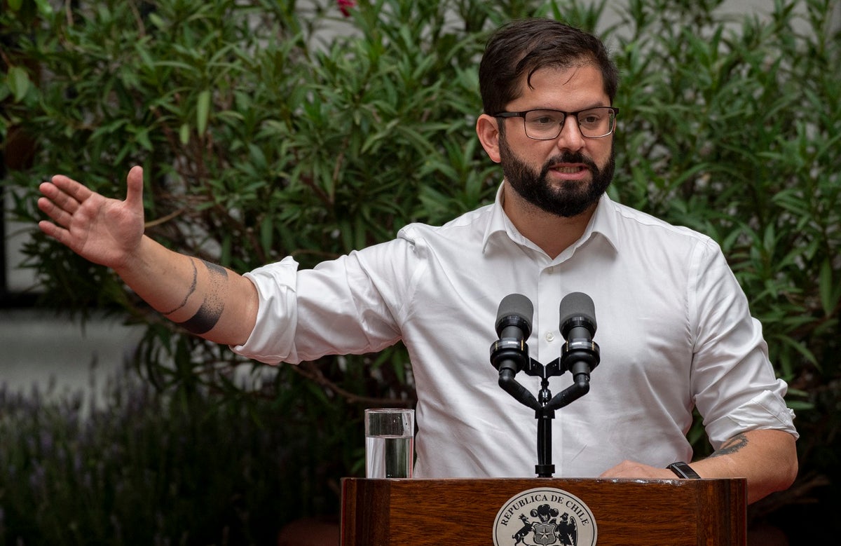 Gabriel Boric, presidente de Chile