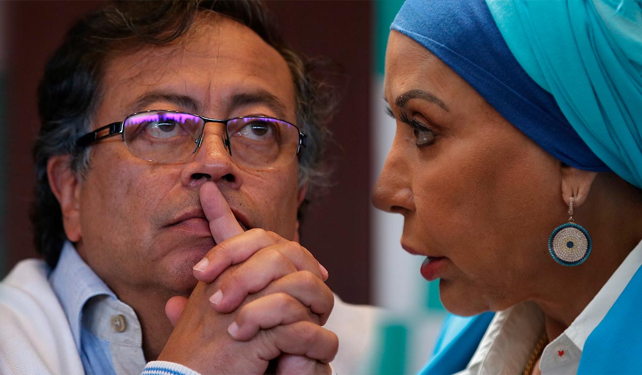 Gustavo Petro y Piedad Córdoba