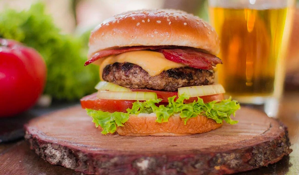 Hamburguesa sin papas