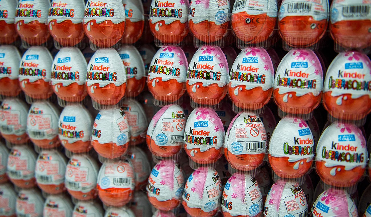 Huevos Kinder de chocolate