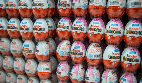 Huevos Kinder de chocolate