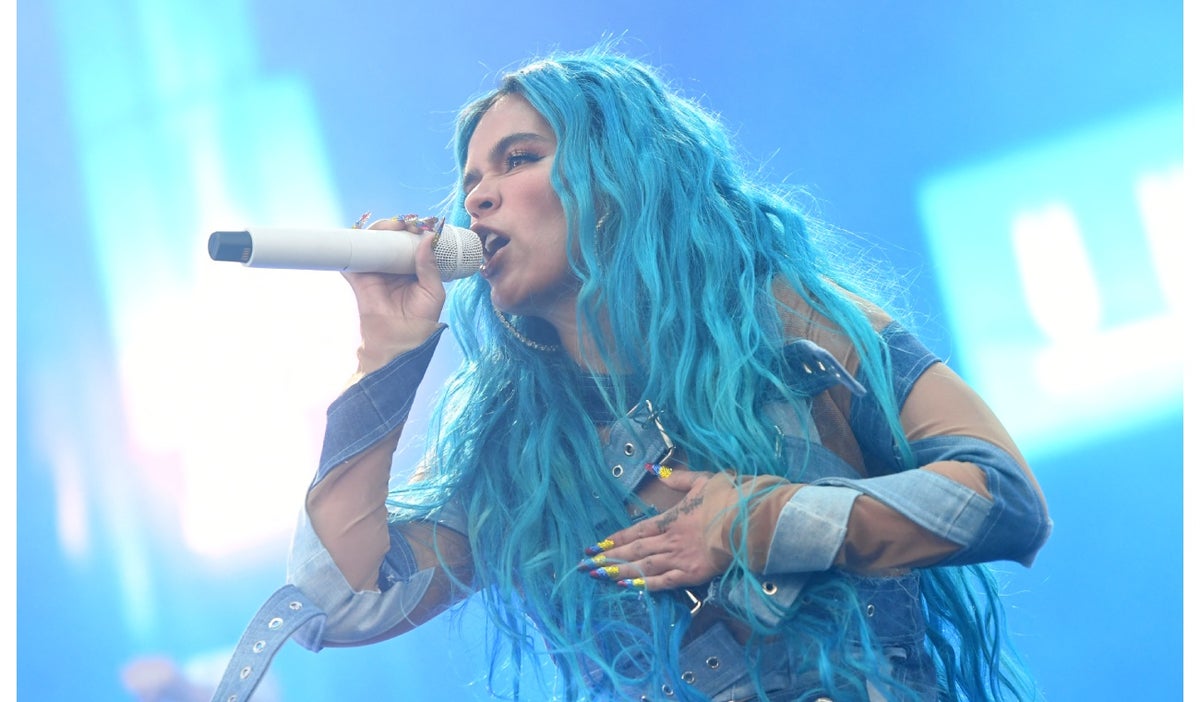 Karol G en su presentación de Coachella