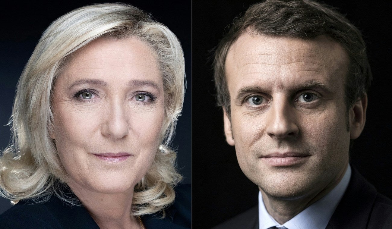 Marine Le Pen y Macron pasaron a la segunda vuelta presidencial en Francia