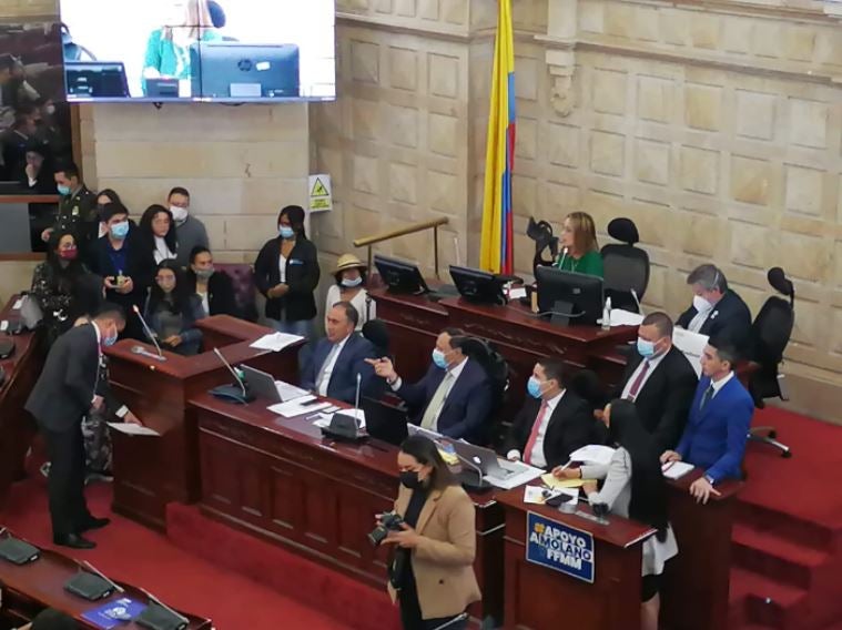 Moción de censura a ministro Diego Molano.