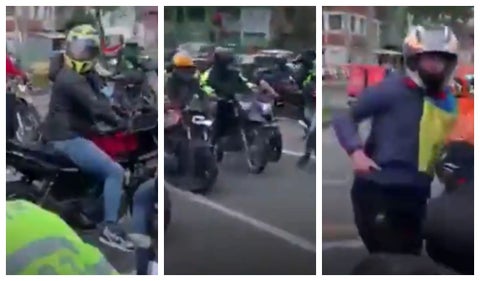 Moteros en Bogotá
