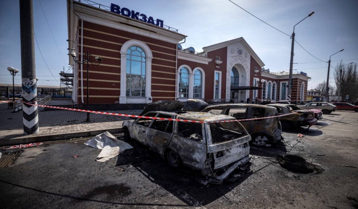 Ataque a tren de Kramatorsk en Ucrania