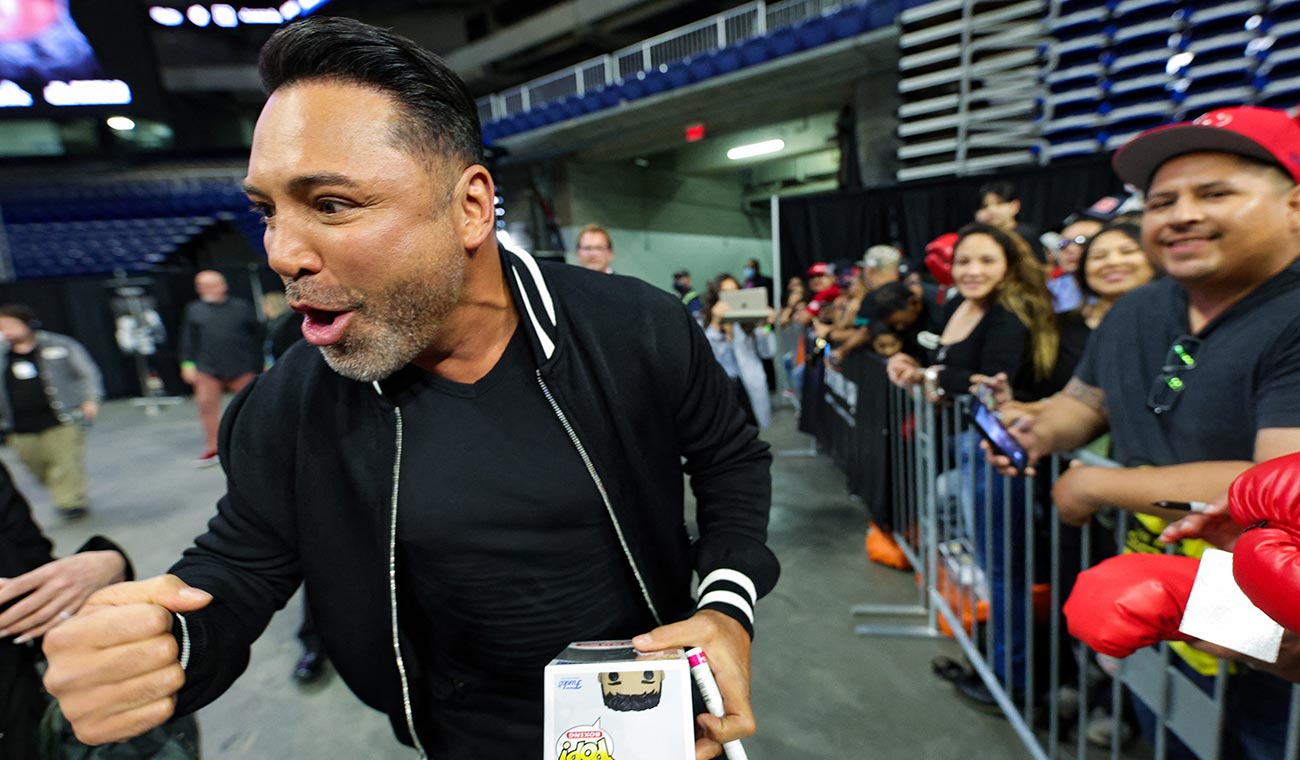 Óscar de la Hoya boxeador