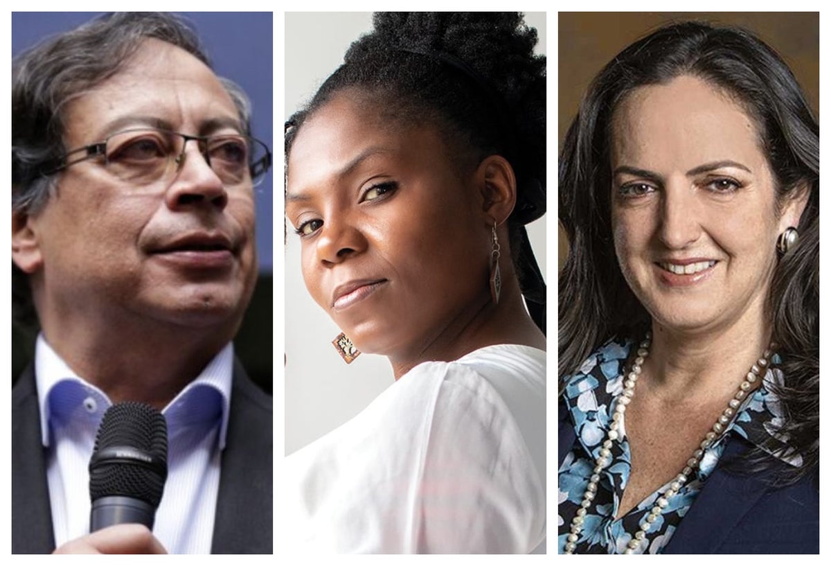 Gustavo Petro, Francia Márquez y María Fernanda Cabal